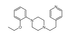 1-(2-ethoxyphenyl)-4-(2-pyridin-4-ylethyl)piperazine结构式