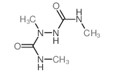 1,3-dimethyl-1-(methylcarbamoylamino)urea structure