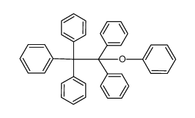 pentaphenylethyl-phenyl ether Structure