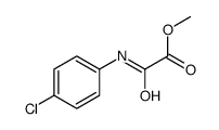 methyl 2-(4-chloroanilino)-2-oxoacetate Structure