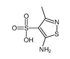 5-Amino-3-methyl-1,2-thiazole-4-sulfonic acid结构式