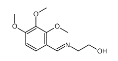 2-[(2,3,4-trimethoxyphenyl)methylideneamino]ethanol Structure