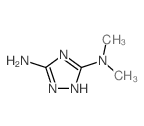 N5,n5-二甲基-1H-1,2,4-噻唑-3,5-二胺结构式