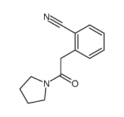 2-(2-oxo-2-(pyrrolidin-1-yl)ethyl)benzonitrile Structure