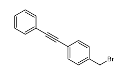 1-(Bromomethyl)-4-(phenylethynyl)benzene结构式