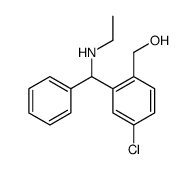 [4-chloro-2-[ethylamino(phenyl)methyl]phenyl]methanol结构式