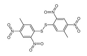 bis-(5-methyl-2,4-dinitro-phenyl)-disulfide Structure