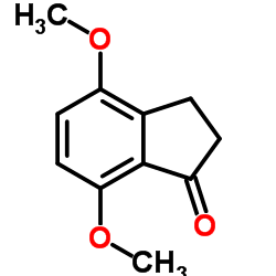 4,7-二甲氧基-1-茚酮结构式