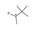 2-Fluor-3,3-dimethylbutyl-2-Kation Structure