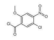 5-chloro-2-methoxy-4-nitrobenzoyl chloride Structure