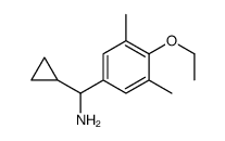 Benzenemethanamine, alpha-cyclopropyl-4-ethoxy-3,5-dimethyl- (9CI) Structure