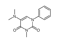 5-(Dimethylamino)-3-methyl-1-phenyluracil Structure