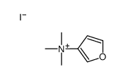 N,N,N-TRIMETHYLFURAN-3-AMINIUM IODIDE Structure
