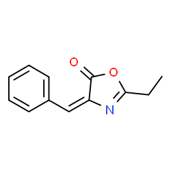 5(4H)-Oxazolone,2-ethyl-4-(phenylmethylene)-(9CI) Structure
