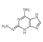 9H-Purin-6-amine,2-hydrazinyl-结构式