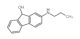 2-propylamino-9H-fluoren-9-ol结构式