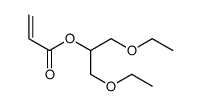 1,3-diethoxypropan-2-yl prop-2-enoate Structure