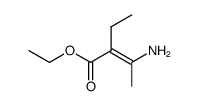 2-Butenoic acid,3-amino-2-ethyl-,ethyl ester Structure