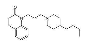 1-[3-(4-butylpiperidin-1-yl)propyl]-3,4-dihydroquinolin-2-one结构式