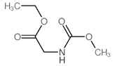Glycine,N-(methoxycarbonyl)-, ethyl ester Structure