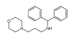 N-benzhydryl-3-morpholin-4-ylpropan-1-amine Structure