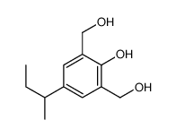 4-butan-2-yl-2,6-bis(hydroxymethyl)phenol Structure