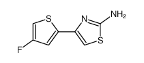 2-Thiazolamine,4-(4-fluoro-2-thienyl)-(9CI) Structure
