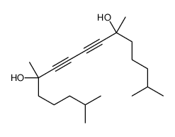 2,6,11,15-tetramethylhexadeca-7,9-diyne-6,11-diol结构式