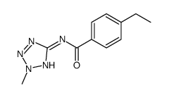 4-ethyl-N-(2-methyltetrazol-5-yl)benzamide结构式