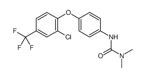 3-[4-[2-chloro-4-(trifluoromethyl)phenoxy]phenyl]-1,1-dimethylurea结构式