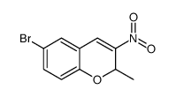 6-Bromo-2-methyl-3-nitro-2H-1-benzopyran结构式