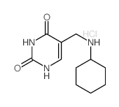 5-[(cyclohexylamino)methyl]-1H-pyrimidine-2,4-dione Structure