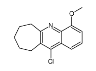 11-chloro-4-methoxy-7,8,9,10-tetrahydro-6H-cyclohepta[b]quinoline结构式