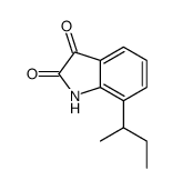 7-butan-2-yl-1H-indole-2,3-dione结构式