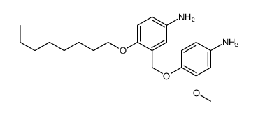 3-[(4-amino-2-methoxyphenoxy)methyl]-4-octoxyaniline结构式