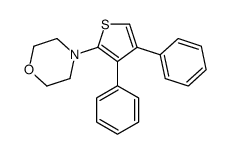 4-(3,4-diphenylthiophen-2-yl)morpholine结构式