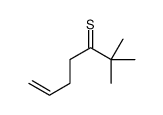 2,2-dimethylhept-6-ene-3-thione结构式