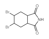 5,6-dibromo-3a,4,5,6,7,7a-hexahydroisoindole-1,3-dione结构式