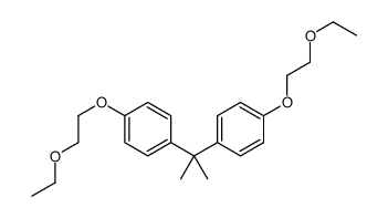 1-(2-ethoxyethoxy)-4-[2-[4-(2-ethoxyethoxy)phenyl]propan-2-yl]benzene结构式
