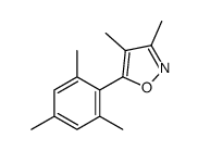 3,4-Dimethyl-5-(2,4,6-trimethylphenyl)isoxazole structure
