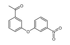 1-[3-(3-nitrophenoxy)phenyl]ethanone结构式