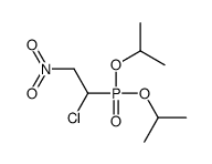 2-[(1-chloro-2-nitroethyl)-propan-2-yloxyphosphoryl]oxypropane结构式