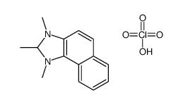 1,2,3-trimethyl-1,2-dihydrobenzo[e]benzimidazol-1-ium,perchlorate Structure