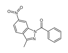 (3-methyl-6-nitroindazol-1-yl)-phenylmethanone Structure