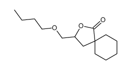 3-(butoxymethyl)-2-oxaspiro[4.5]decan-1-one结构式