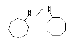 N,N'-di(cyclooctyl)ethane-1,2-diamine Structure