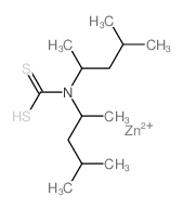 (bis(4-methylpentan-2-yl)amino)methanedithioic acid Structure