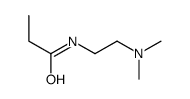 N-[2-(dimethylamino)ethyl]propanamide结构式