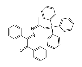 diphenylethanedione mono-{[1-methyl-2-(triphenyl-λ5-phosphanylidene)-ethylidene]-hydrazone}结构式