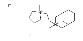3-methyl-3-[2-(1-methylpyrrolidin-1-ium-1-yl)ethyl]-3-azoniabicyclo[3.3.1]nonane,diiodide Structure